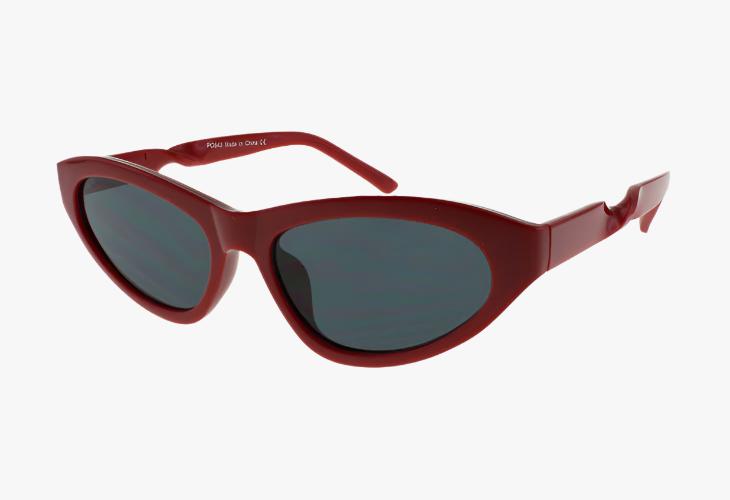 red Fashion Slim Cat Eye Wholesale Sunglasses