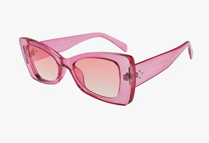 pink Wholesale Fashion Butterfly Shaped Color Sunglasses