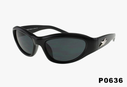 black Wholesale Fashion Slim Sport Style Sunglasses