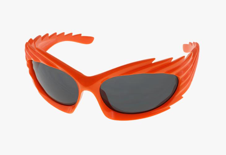 orange Wholesale Futuristic Wing Design Sunglasses