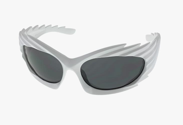 silver Wholesale Futuristic Wing Design Sunglasses