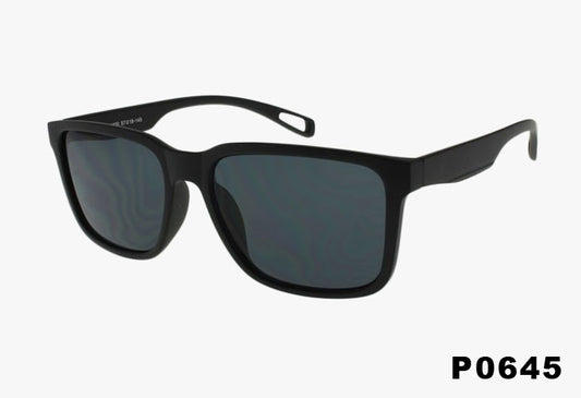 black Wholesale Classic Square Sport Style Sunglasses