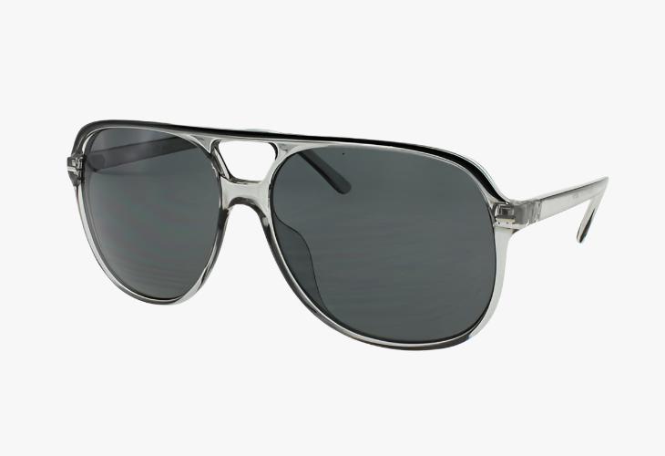 clear grey Wholesale Classic Rounded Tear Drop Aviator Sunglasses