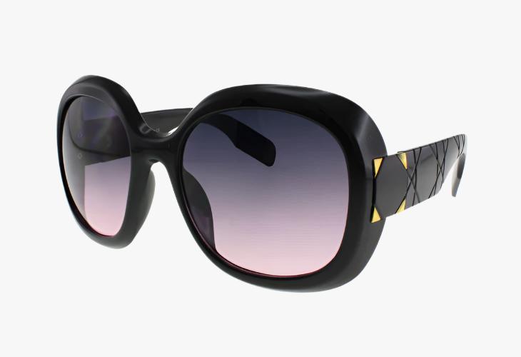 purple gradient Wholesale Fashion Oversized Oval Sunglasses