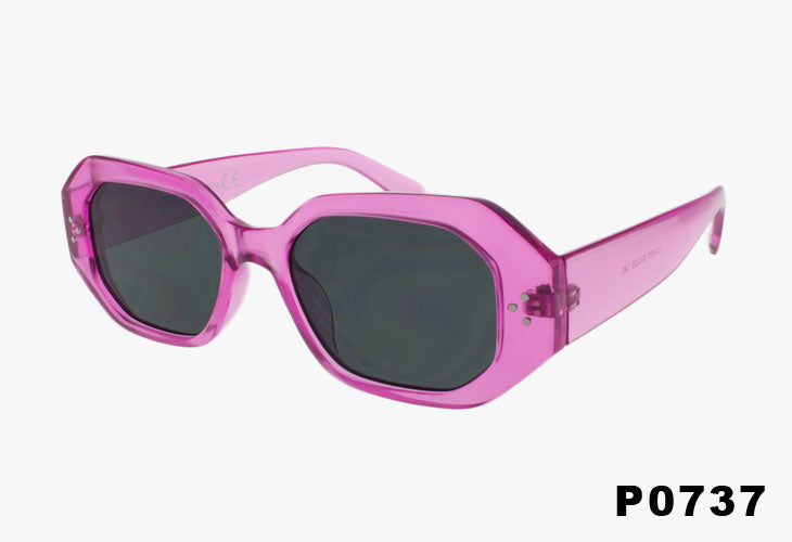 pink Wholesale Square Geometric Fashion Sunglasses