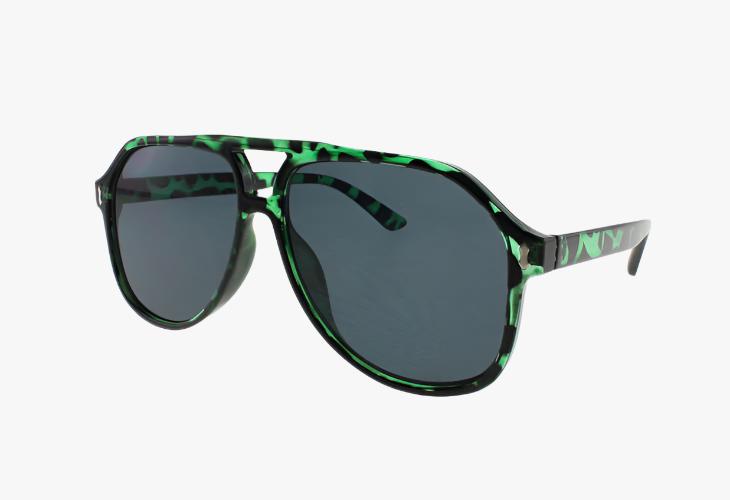 green Wholesale Square Aviator Pilot Sunglasses