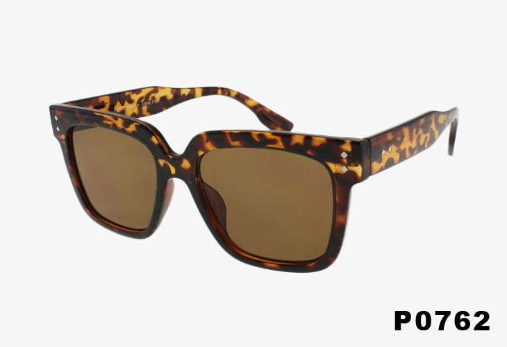 brown Fashion Wholesale Square Sunglasses