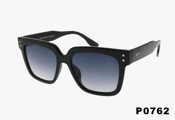 gradient black Fashion Wholesale Square Sunglasses