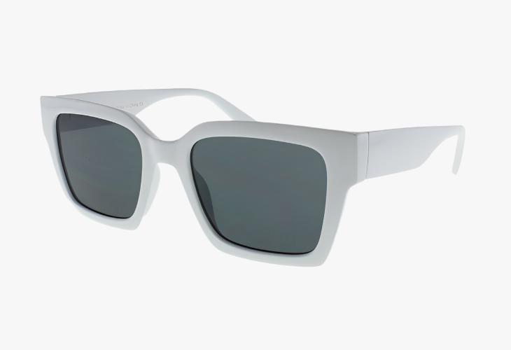 white Wholesale Classic Square Shaped Sunglasses