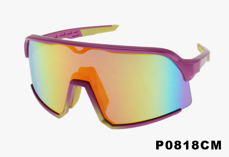 pink Fashion Wholesale Sport Shield Sunglasses