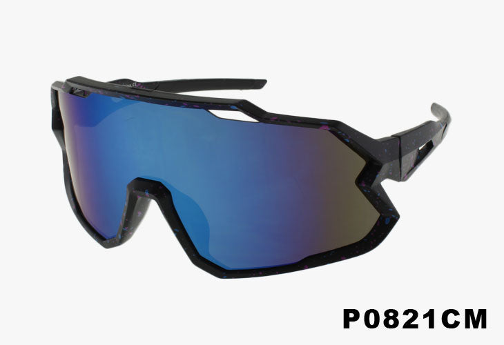 black Wholesale Sport Shield Style Fashion Sunglasses