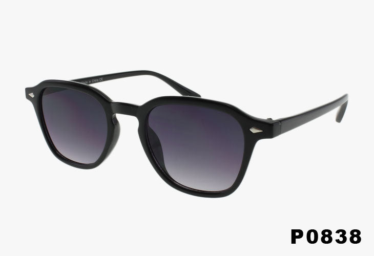 black Classic Keyhole Bridge Wholesale Sunglasses