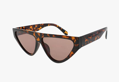 tortoise Fashion Flat Top Cat Eye Sunglasses