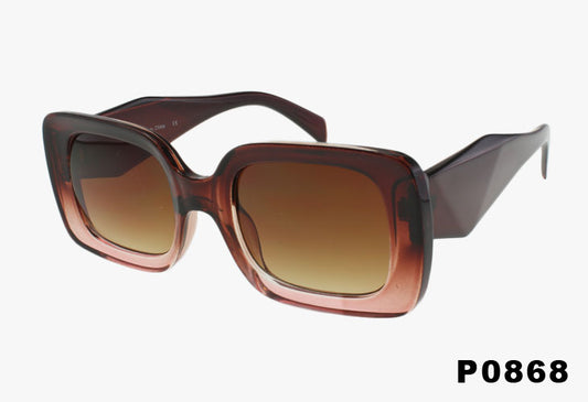 P0868 - Wholesale Fashion Square Geometric Sunglasses