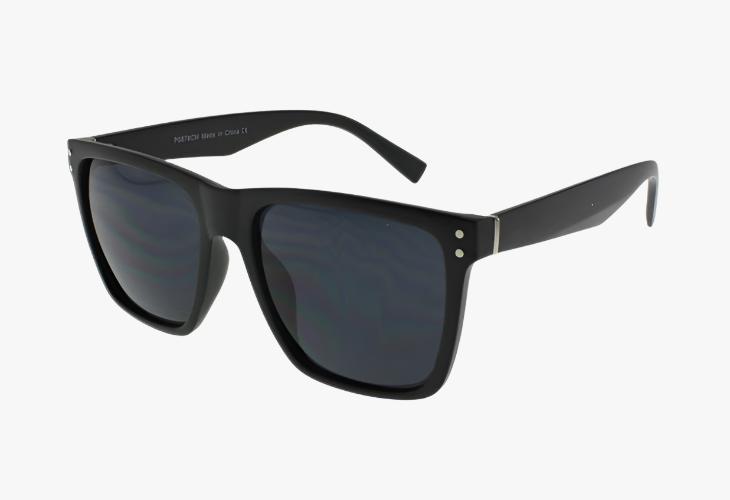 black Fashion Square Sport Style Wholesale Sunglasses