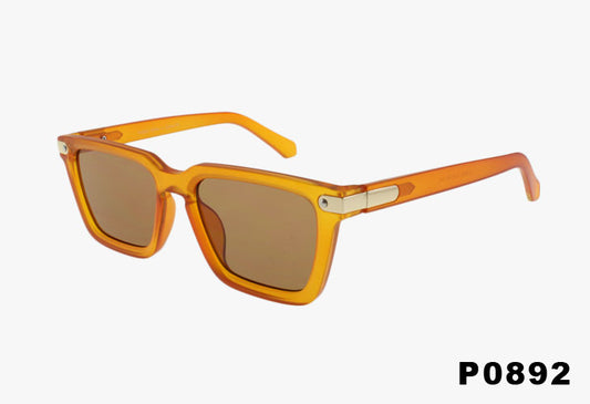 orange Slim Rectangle Fashion Wholesale eyewear