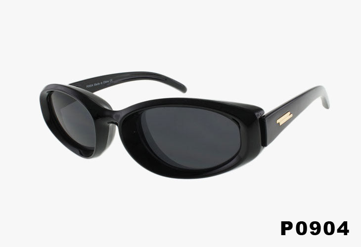 black Wholesale Fashion Sport Goggle Style Sunglasses