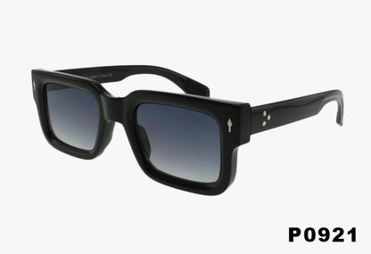 black gradient Wholesale Fashion Square Thick Frame Sunglasses