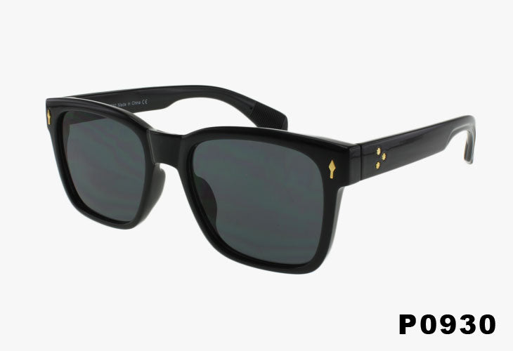 black Wholesale Square Fashion Classic Sunglasses