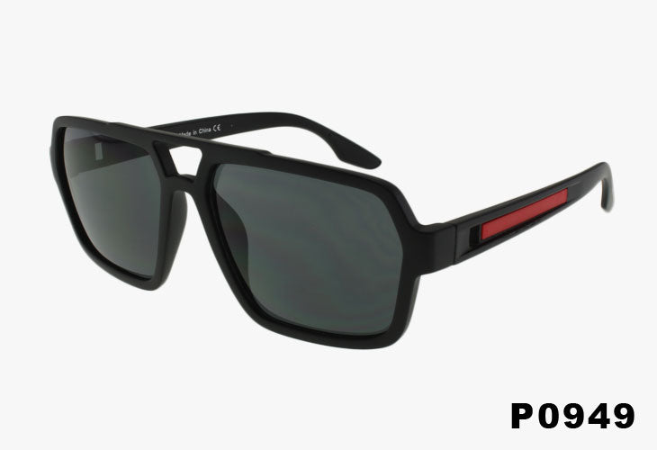 black Wholesale Fashion Designer Inspired Sport Pilot Sunglasses