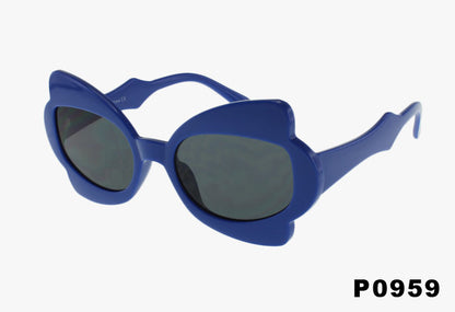 blue Wholesale Fashion Color Butterfly Style Sunglasses