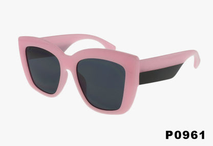 pink Oversized Cat Eye Style Fashion Wholesale Sunglasses