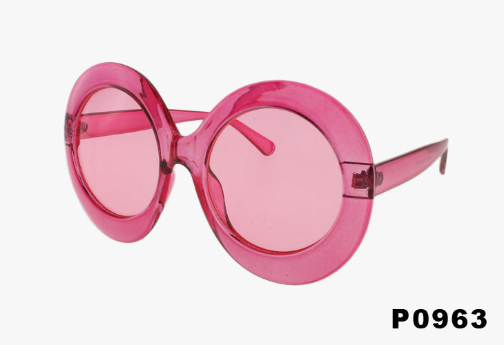 pink Wholesale Large Oversized Rounded Oval Sunglasses