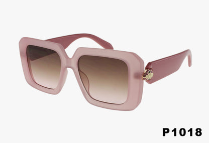 Designer Luxury Square Frame Wholesale Sunglasses Pink