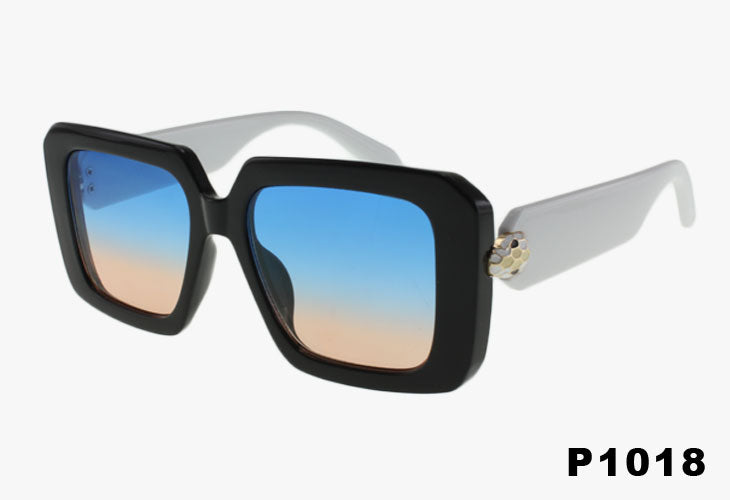 white Designer Luxury Square Frame Wholesale Sunglasses