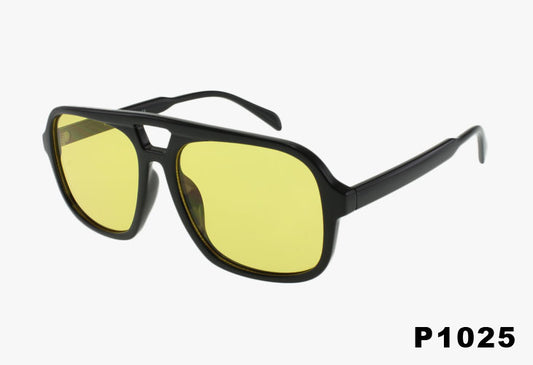 yellow Classic Large Aviator Pilot Wholesale Sunglasses