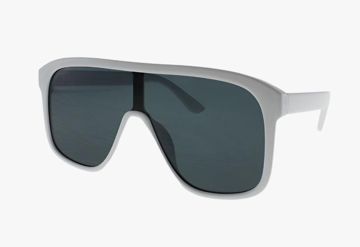 white Wholesale Fashion Sport Shield Sunglasses