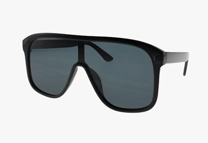 black Wholesale Fashion Sport Shield Sunglasses