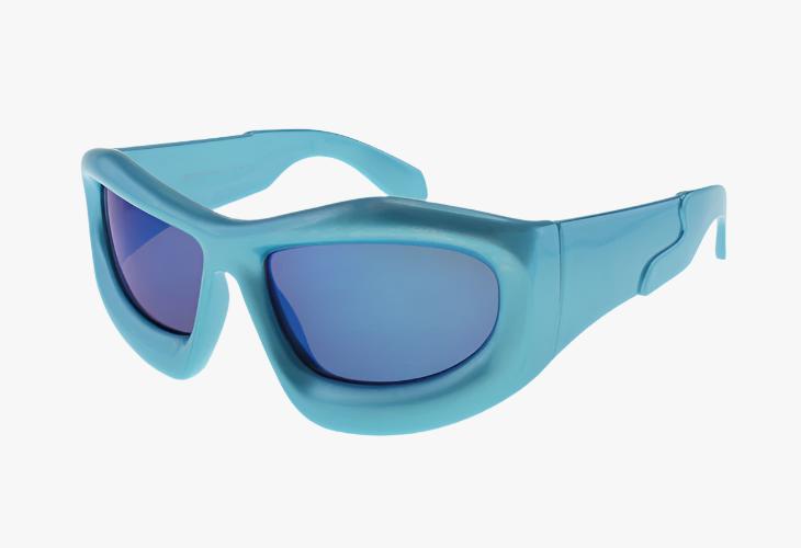 blue Wholesale Fashion Inflated Bubble Style Sunglasses