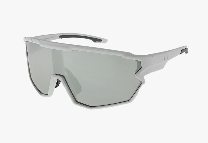 silver mirror Wholesale Fashion Sport Active Shield Sunglasses