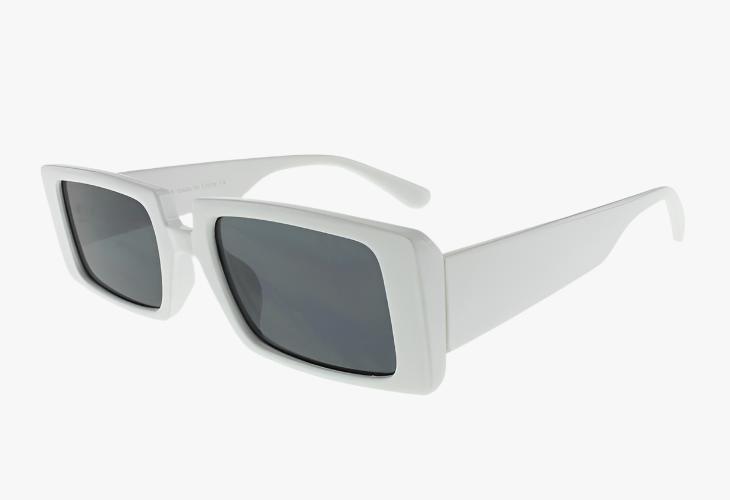 white Fashion Wholesale Medium Square Shaped Sunglasses