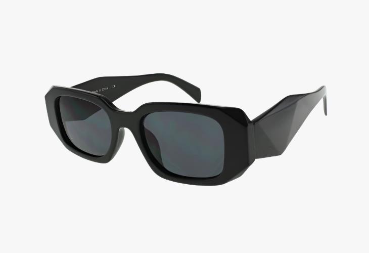 black Wholesale Fashion Geometric Color Sunglasses