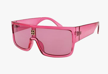 pink Wholesale Fashion One Piece Shield Sunglasses